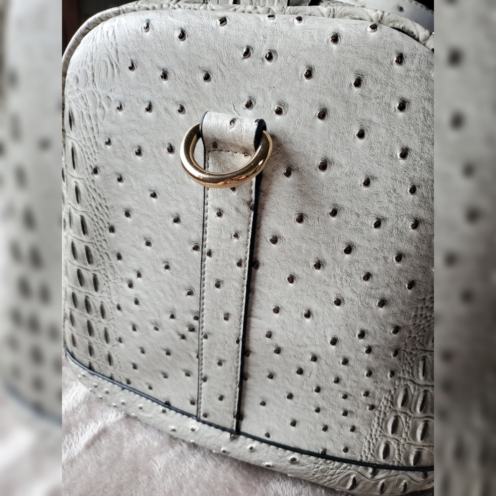 *New* Le Miel Vegan Light Gray Duffle set - Picture 5 of 6